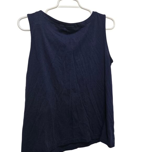 Chico’s Navy Sleeveless Tank Top Size 2 Large - Picture 2 of 6